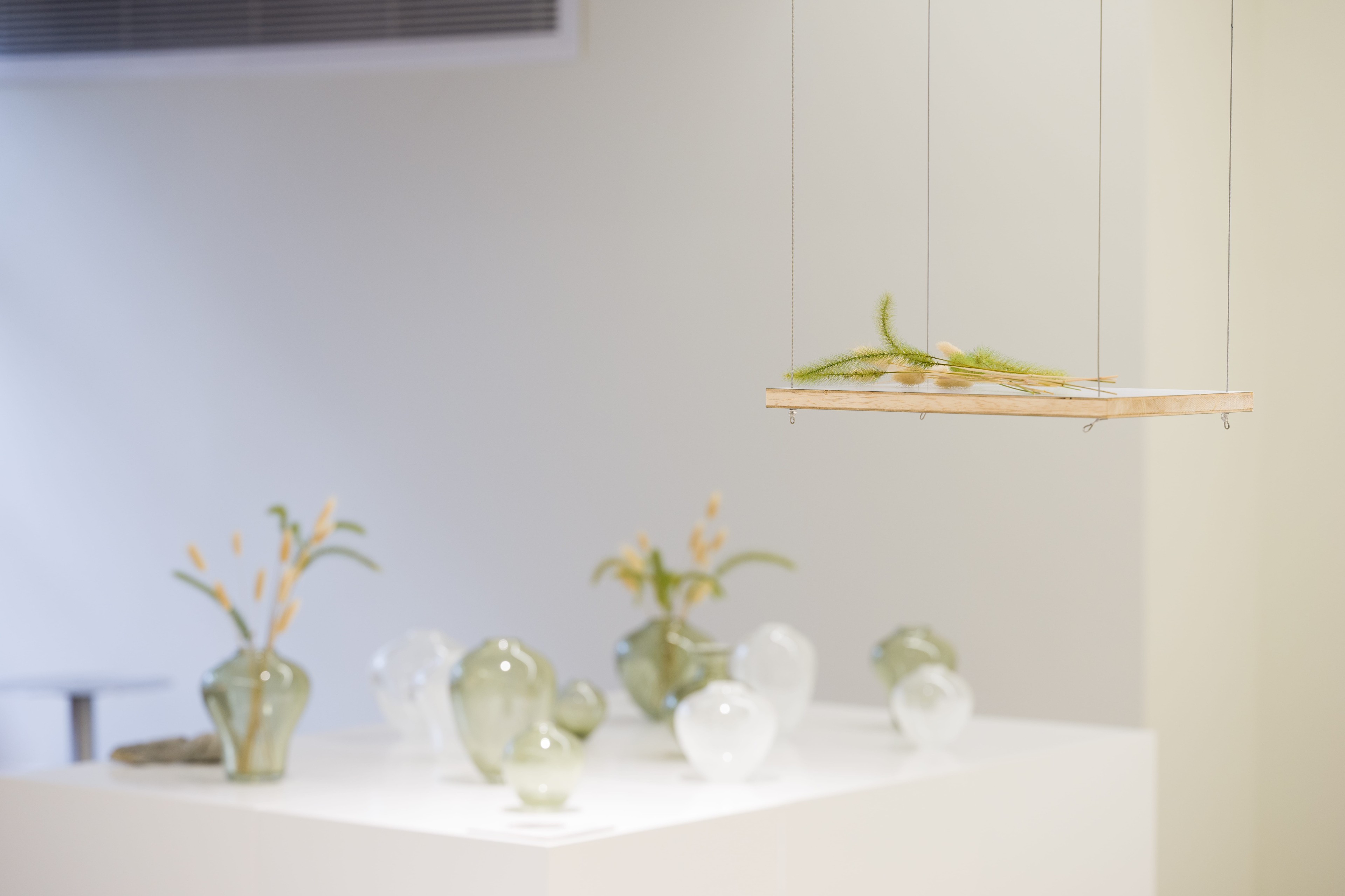 White square gallery space