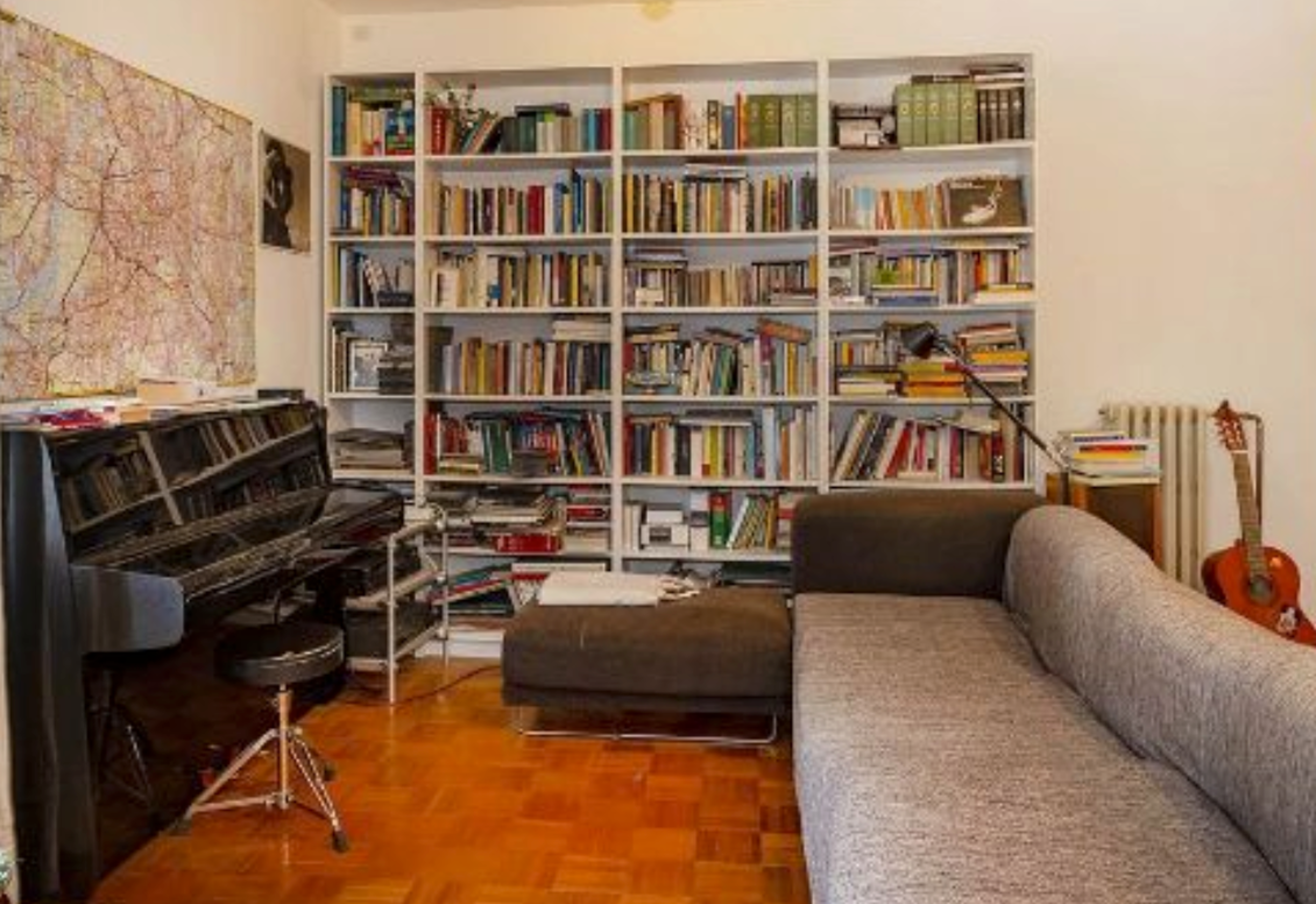 Piano practice room