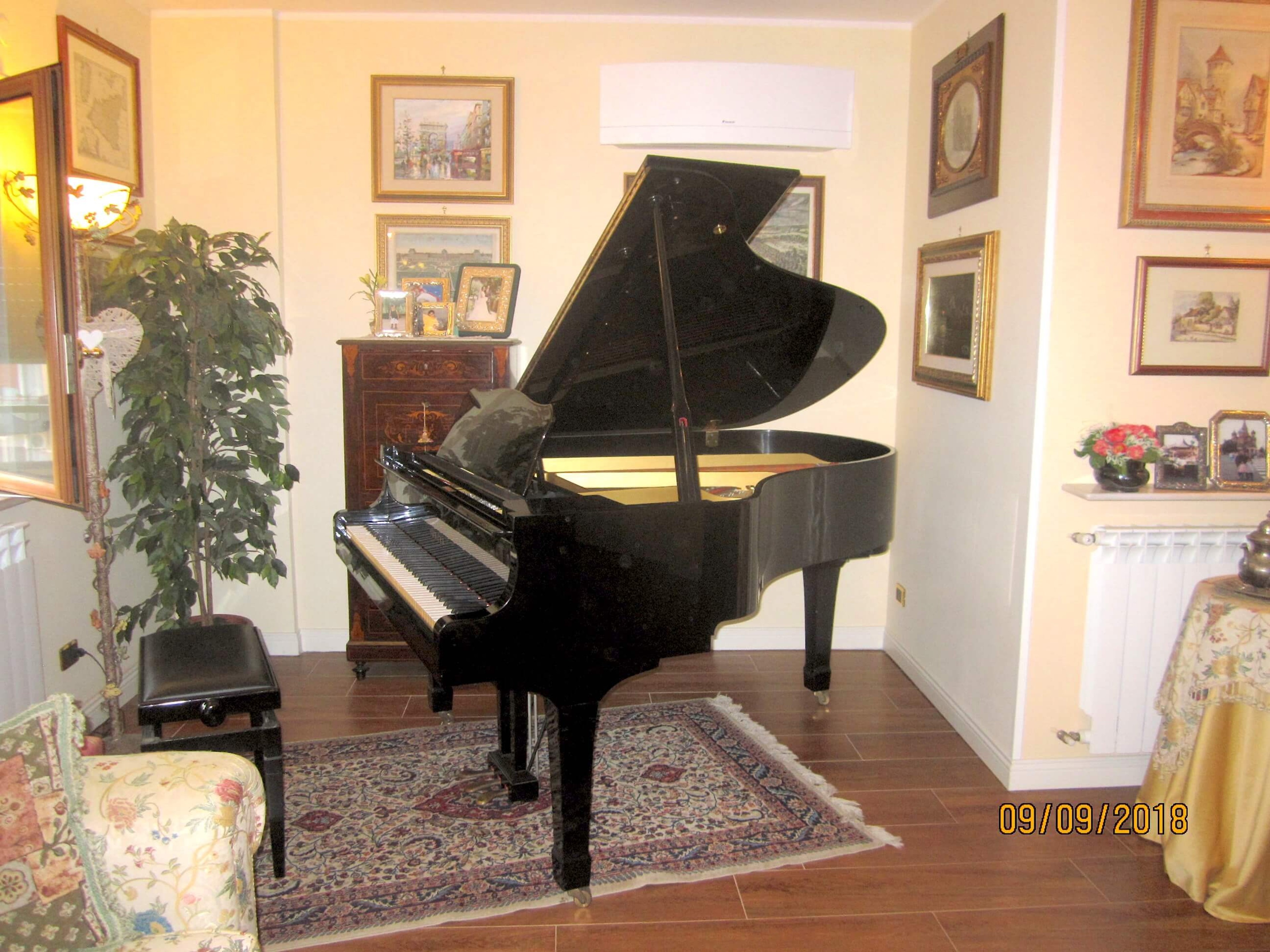 Beautiful Yamaha grand piano in bright room — photo 5