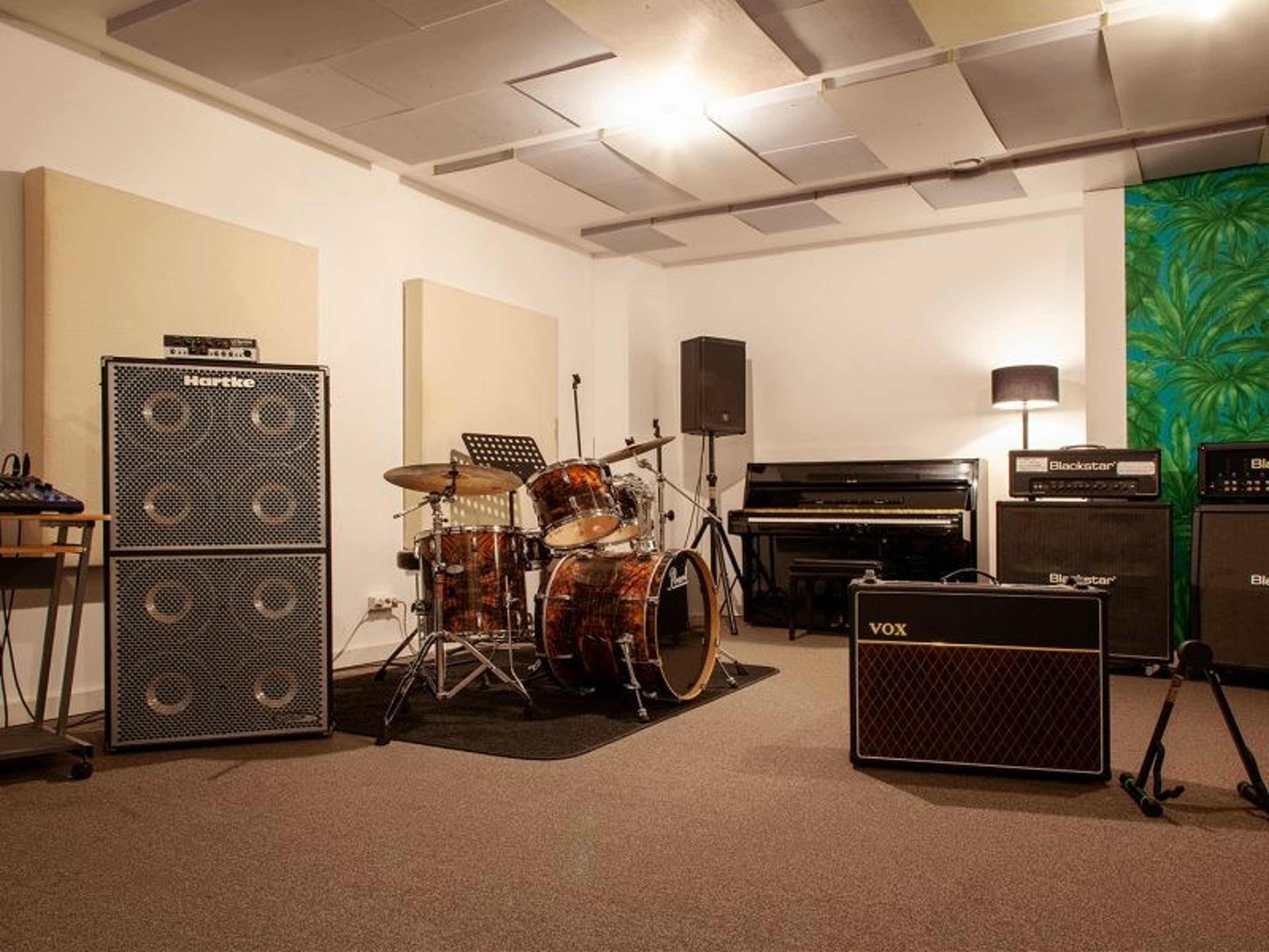 Session rehearsal room
