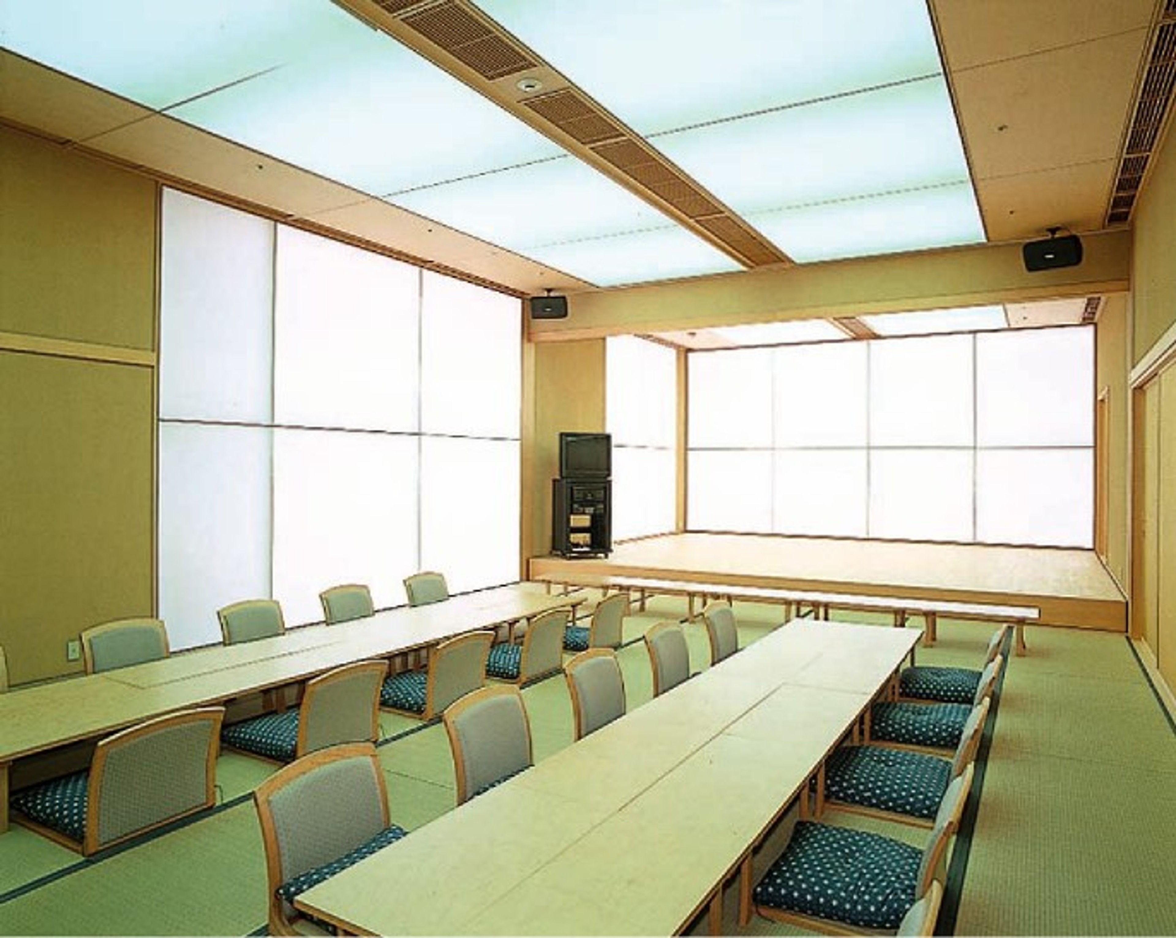Japanese Style Meeting Room with Mini Stage