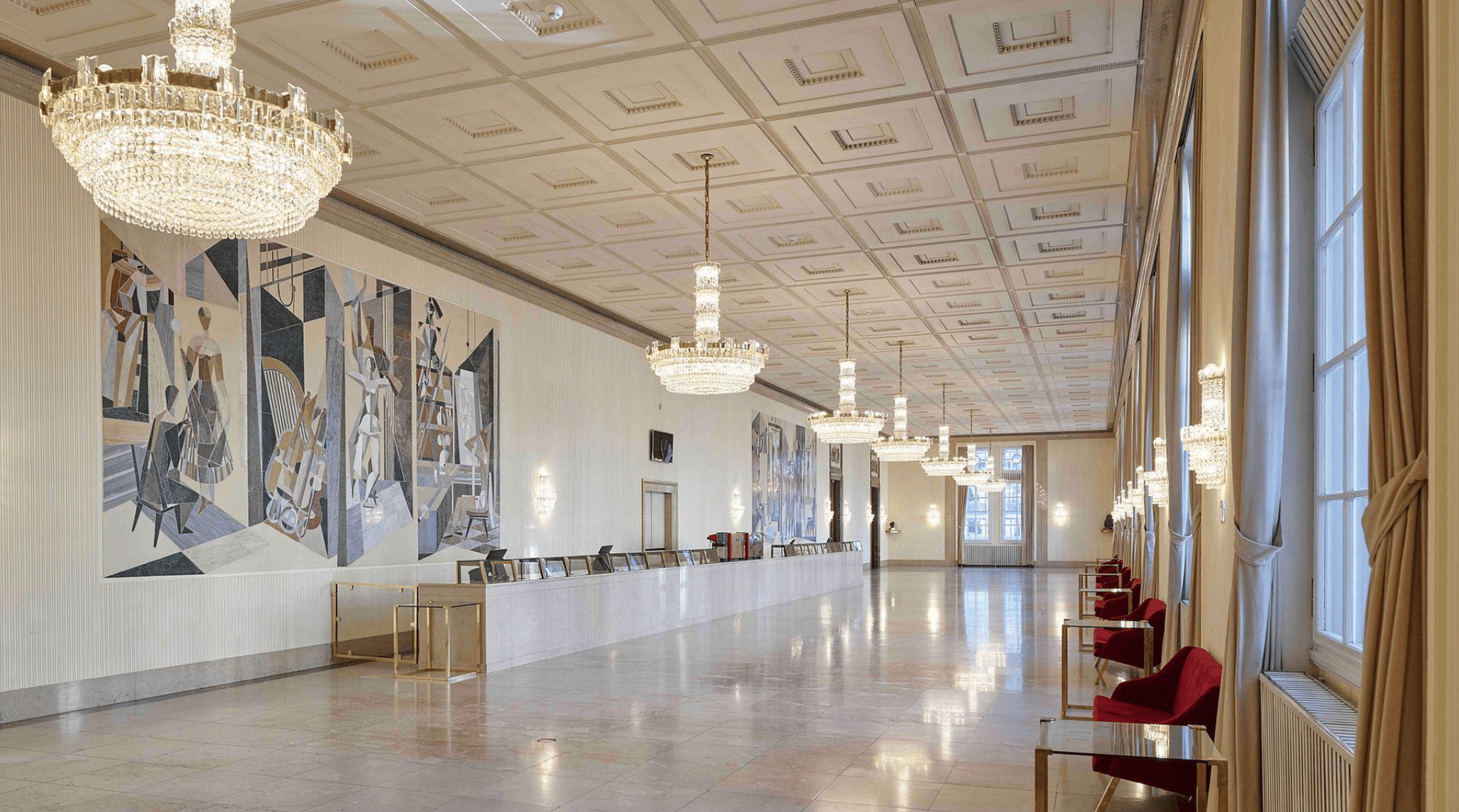 Marble Hall, " MARMORSAAL " of The Vienna Opera House