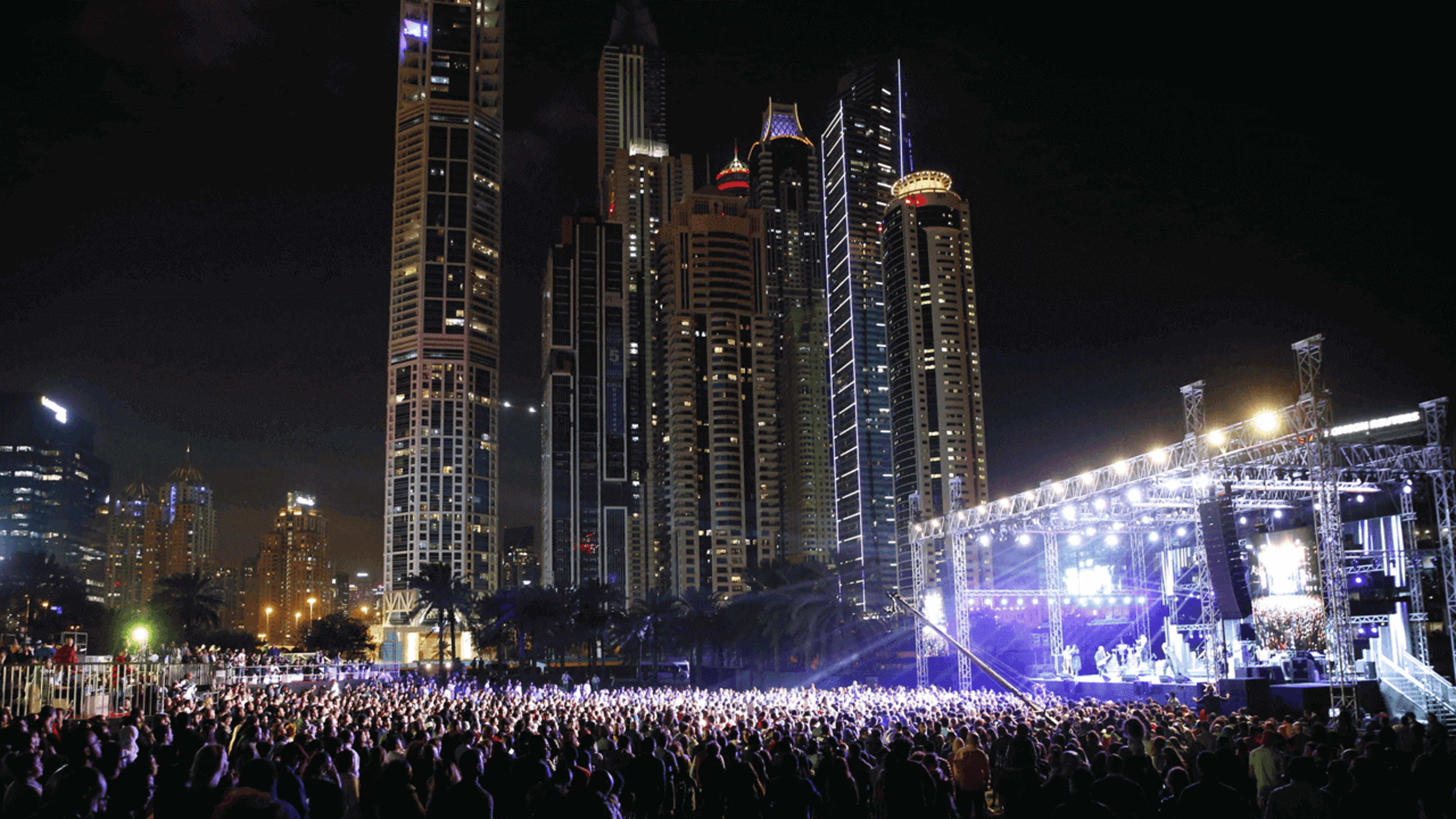 Grand Event with Dubai's Skyscraper