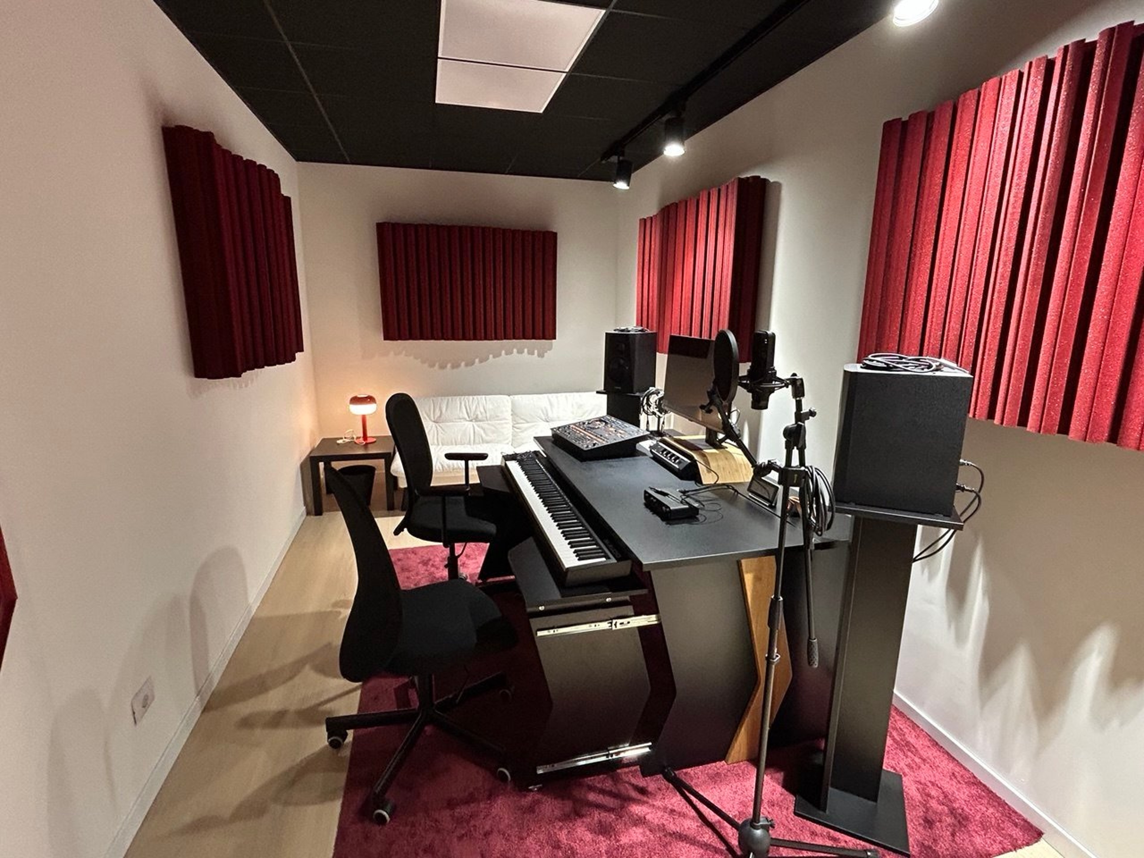 Recording Studio with three rooms in Milan, Italy. A perfect fit for producers, artists, production teams and bands.