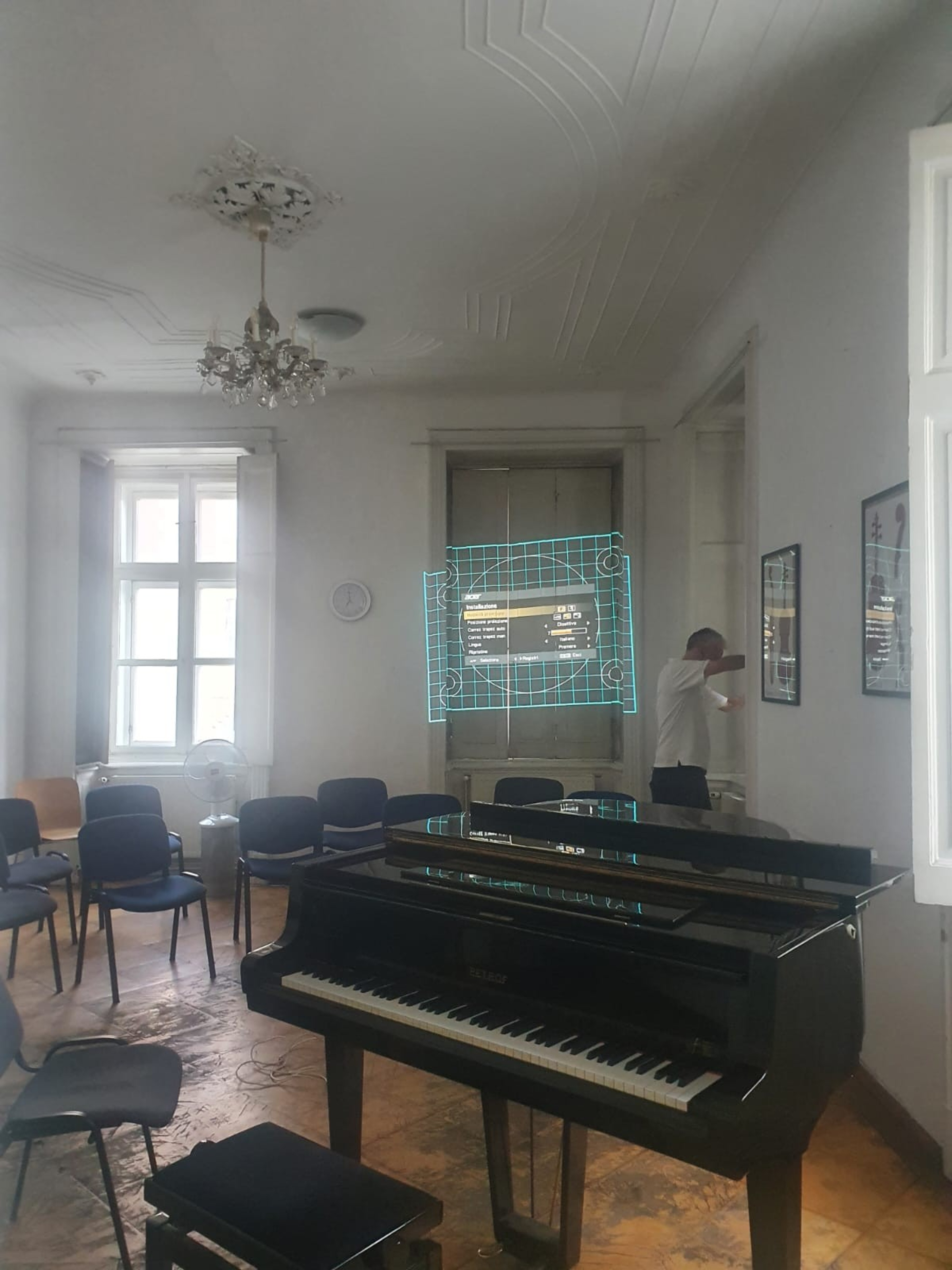 Grand piano Petrof near city hall — photo 4