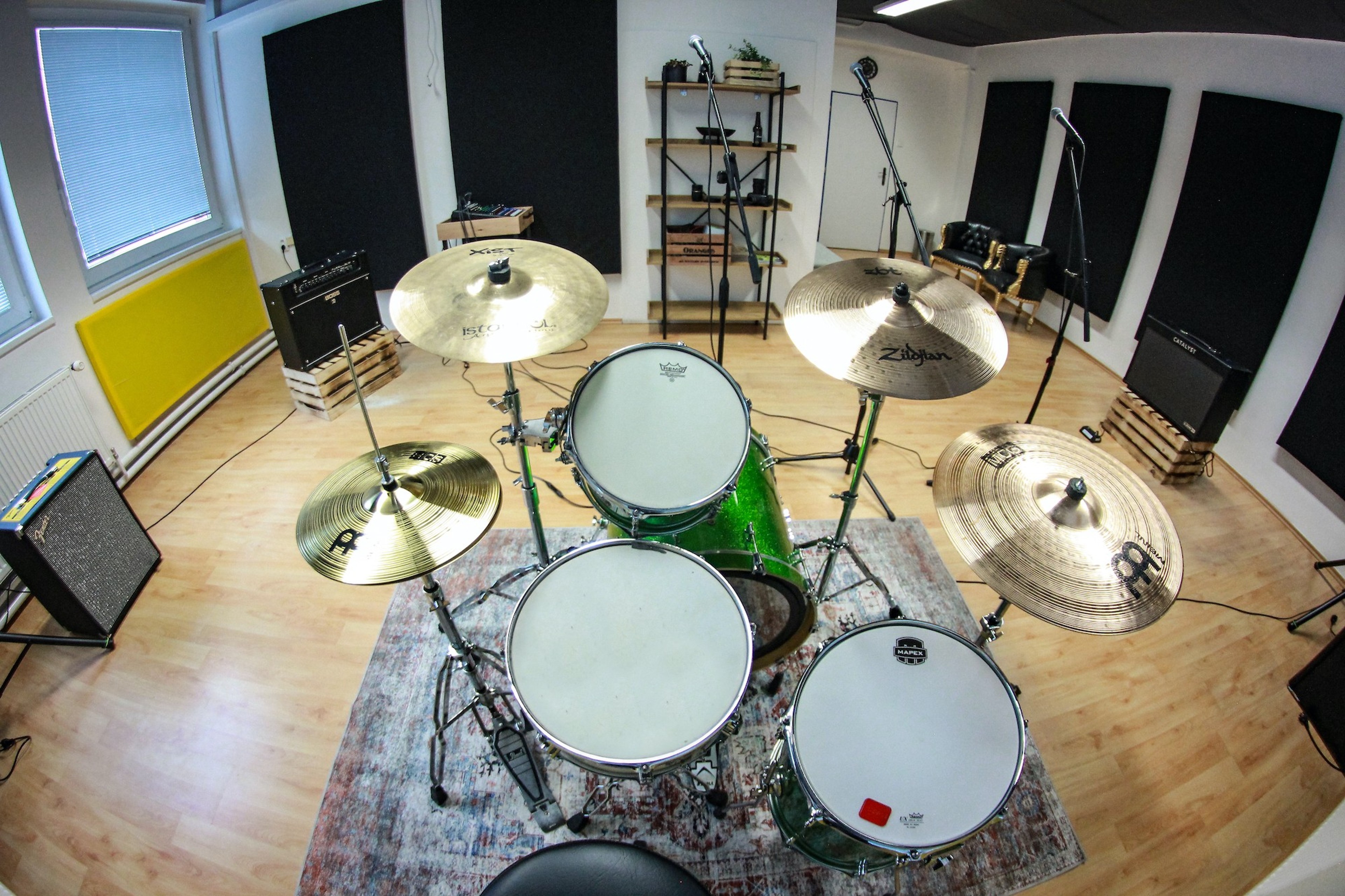 GhostTown Rehearsal Room - a living room for band