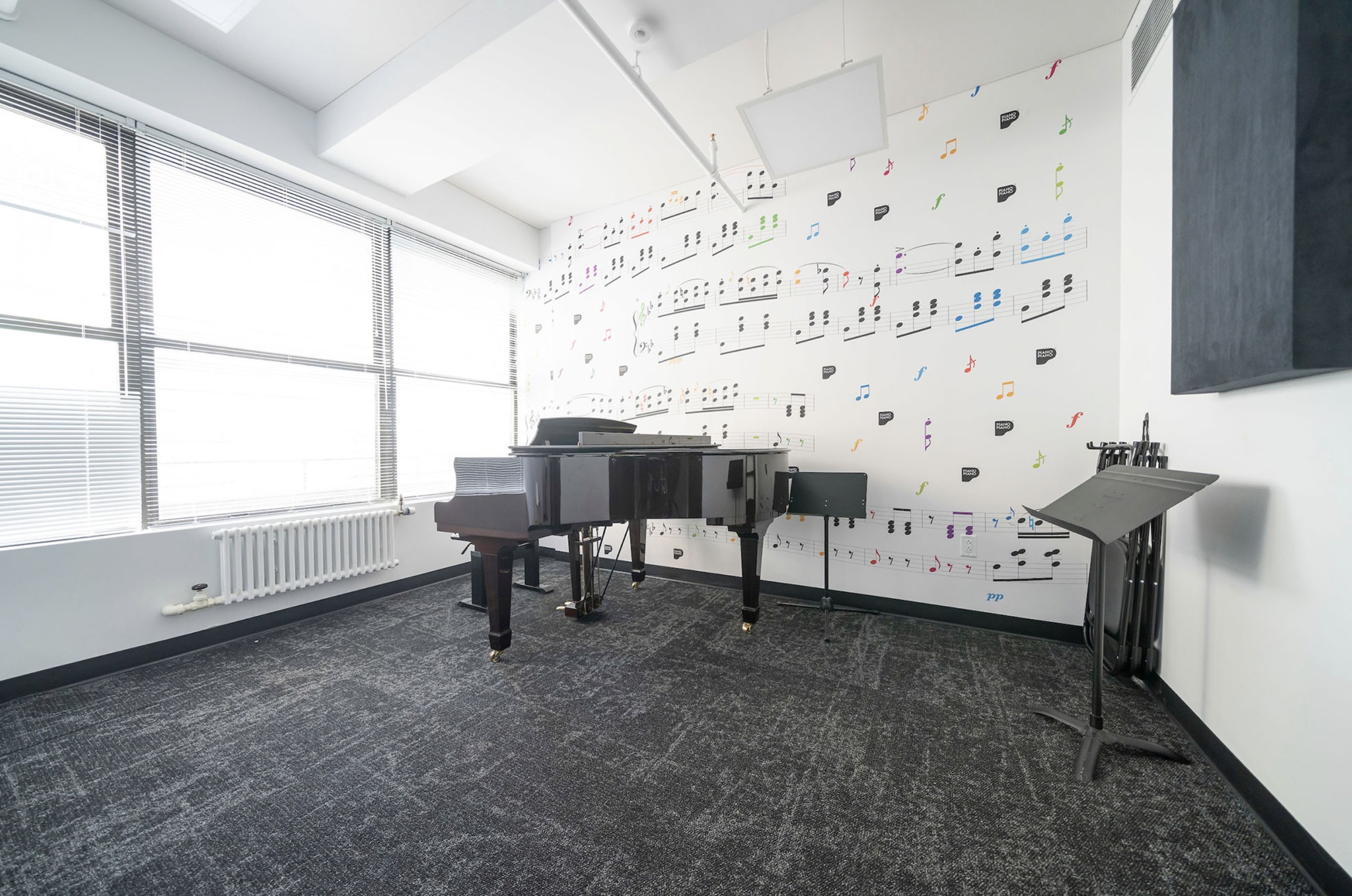 Baby Grand Piano Rehearsal Studio For Rent