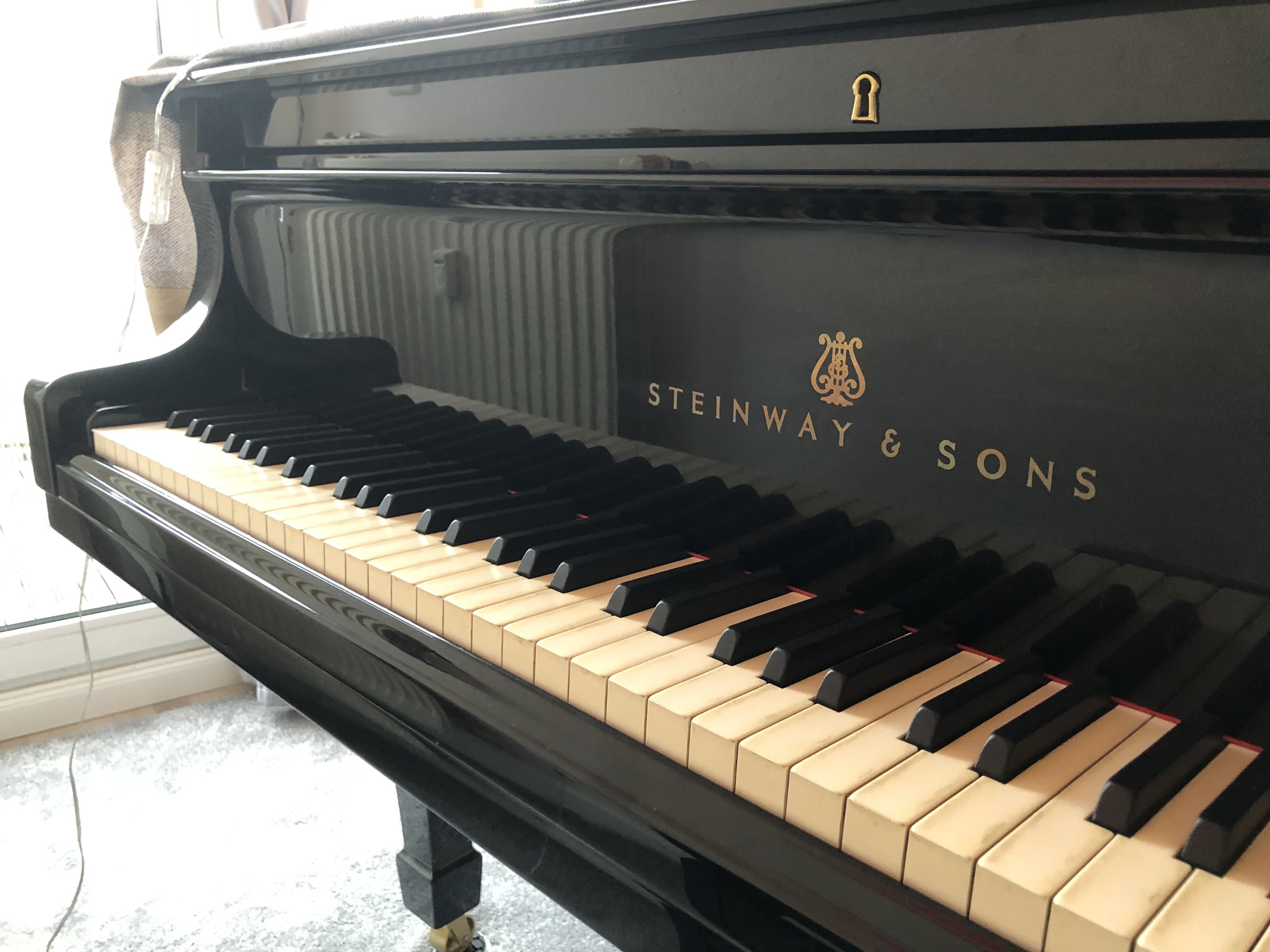 Steinway Model A in a Sunny Studio