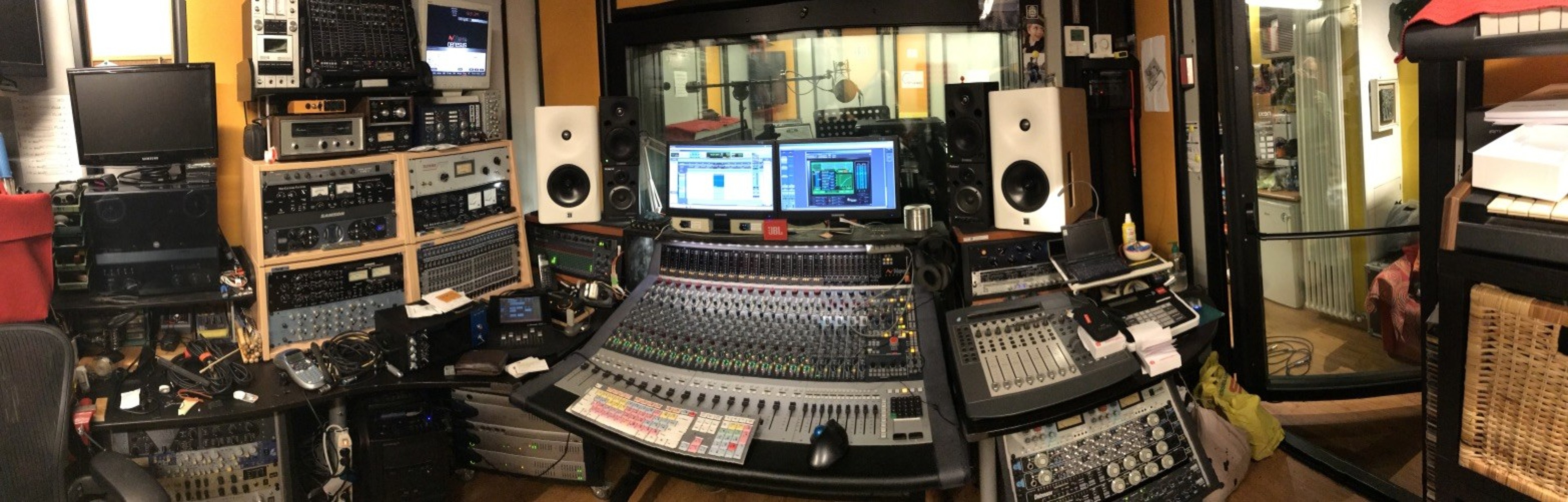 Studio B Recording's control room