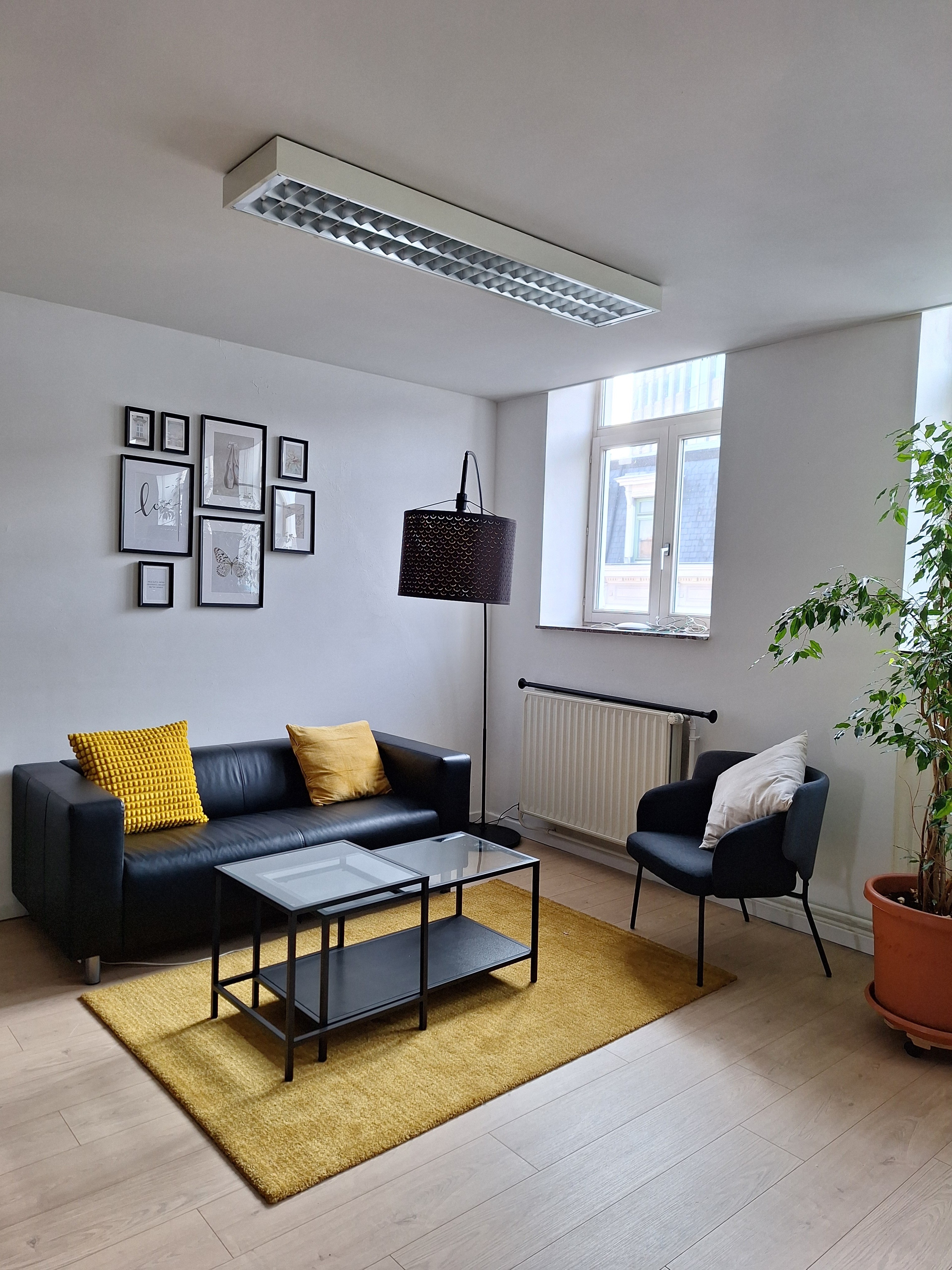 Bright Open Coworking Space with Hints of Green — 写真2