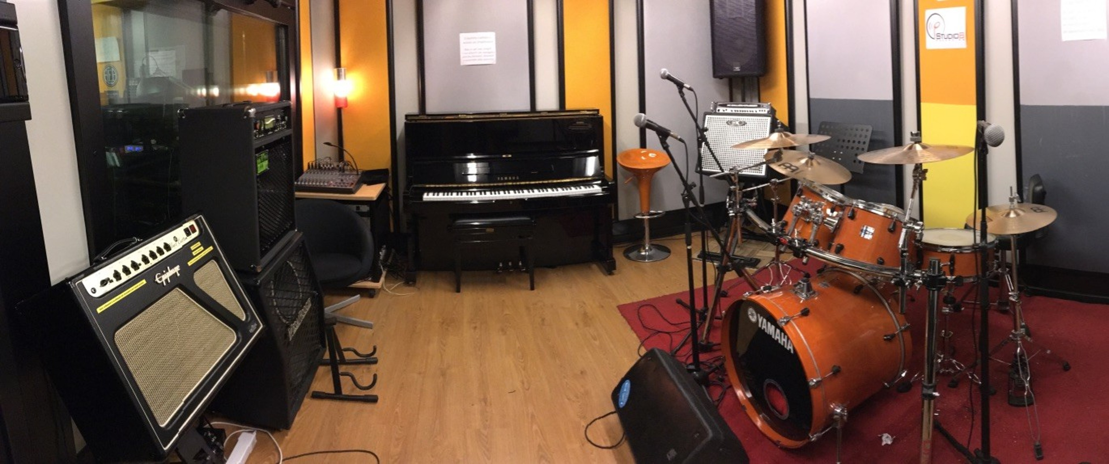 Studio B Recording's recording room