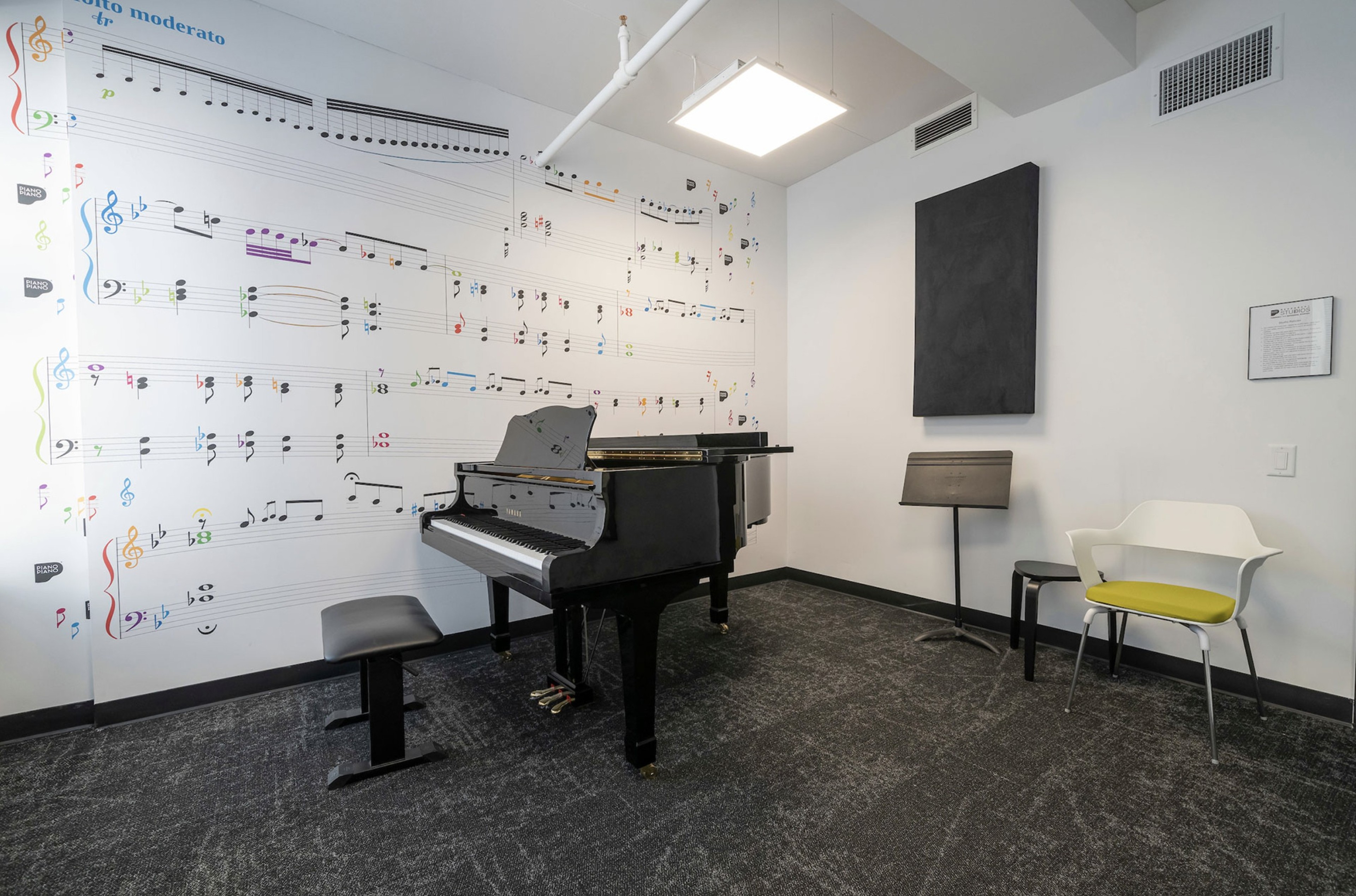 Grand Piano Rehearsal Studio For Rent