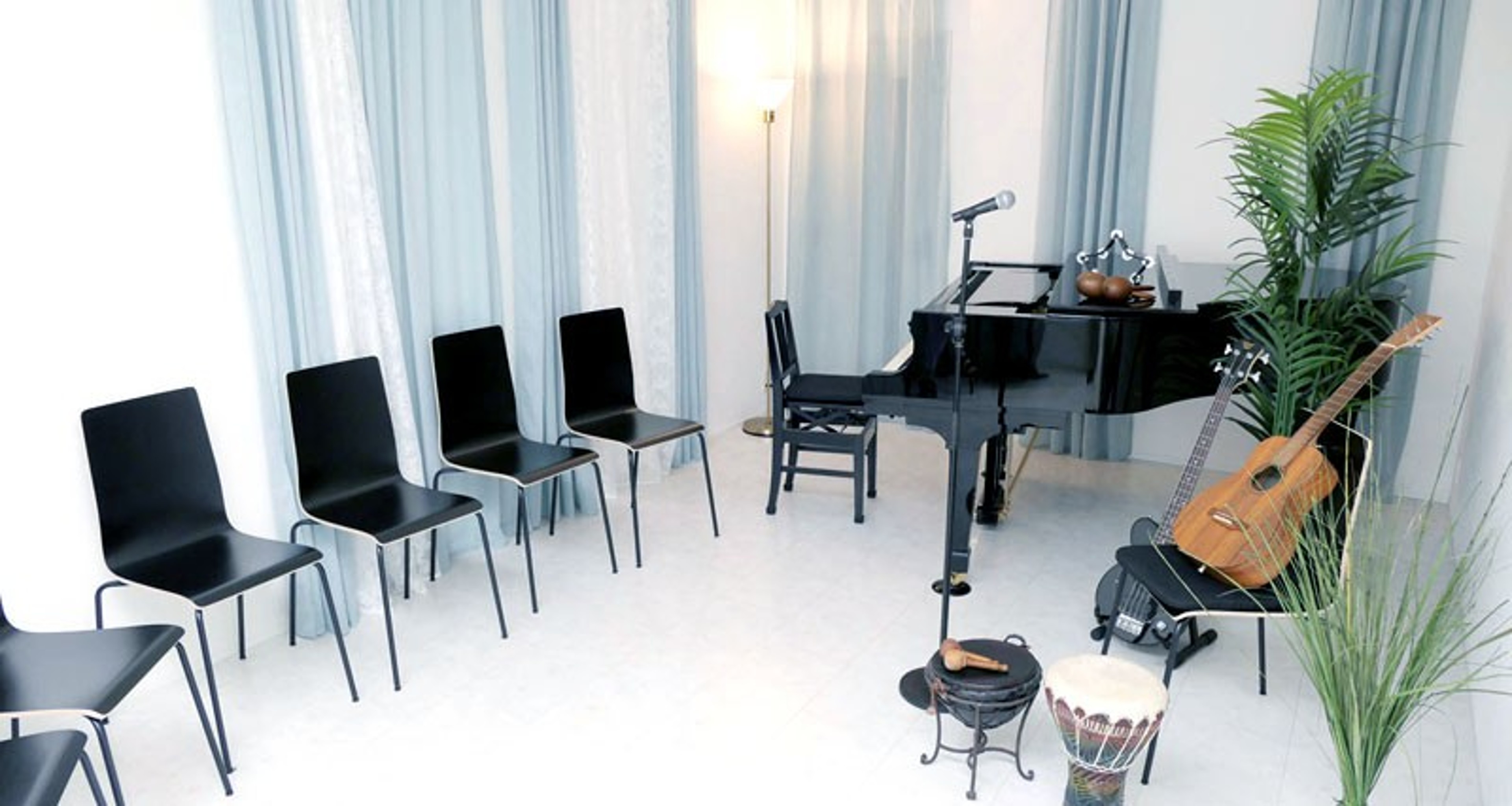 Bright Open Space with Kawai Piano
