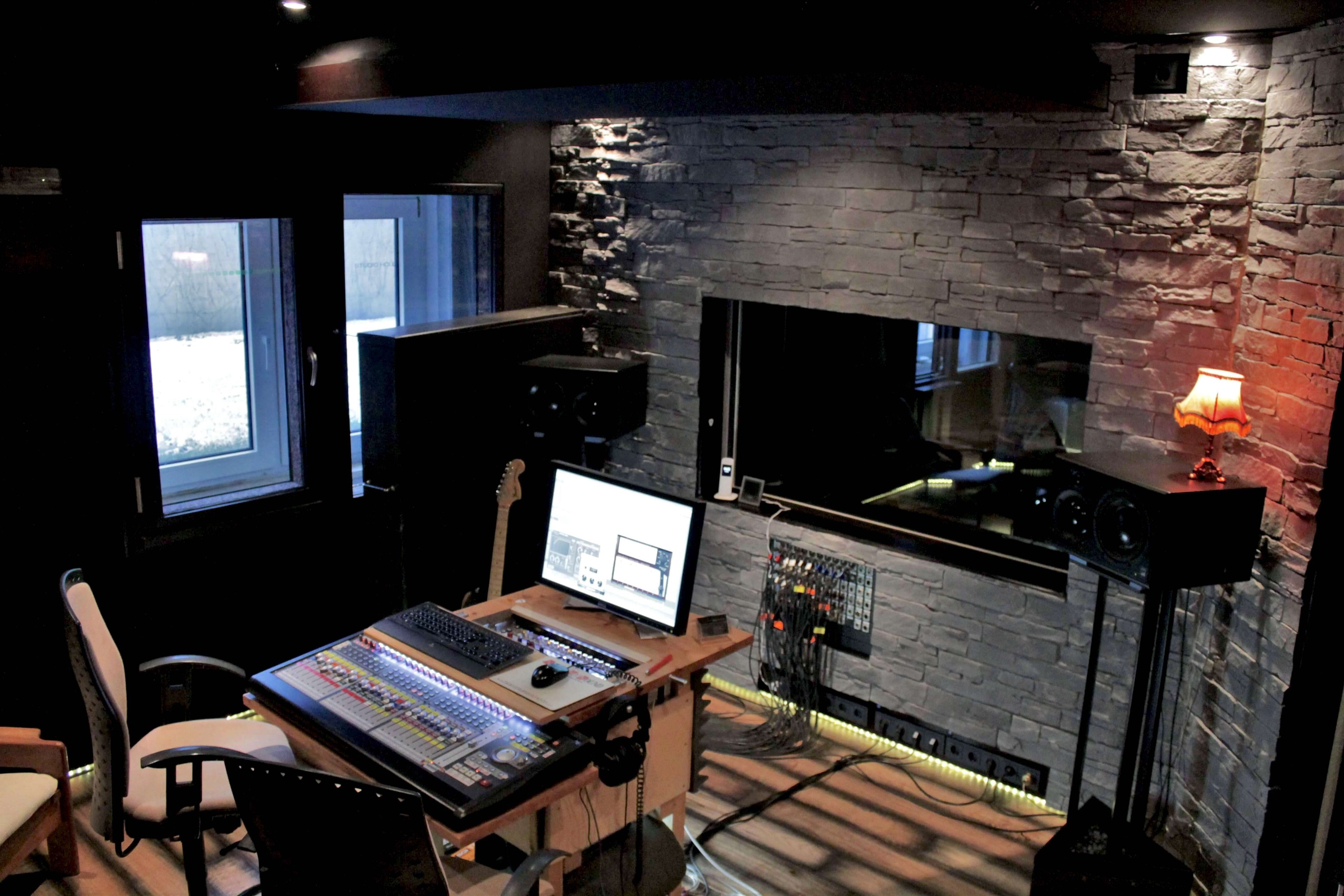 Recording Studio space with a living room feel