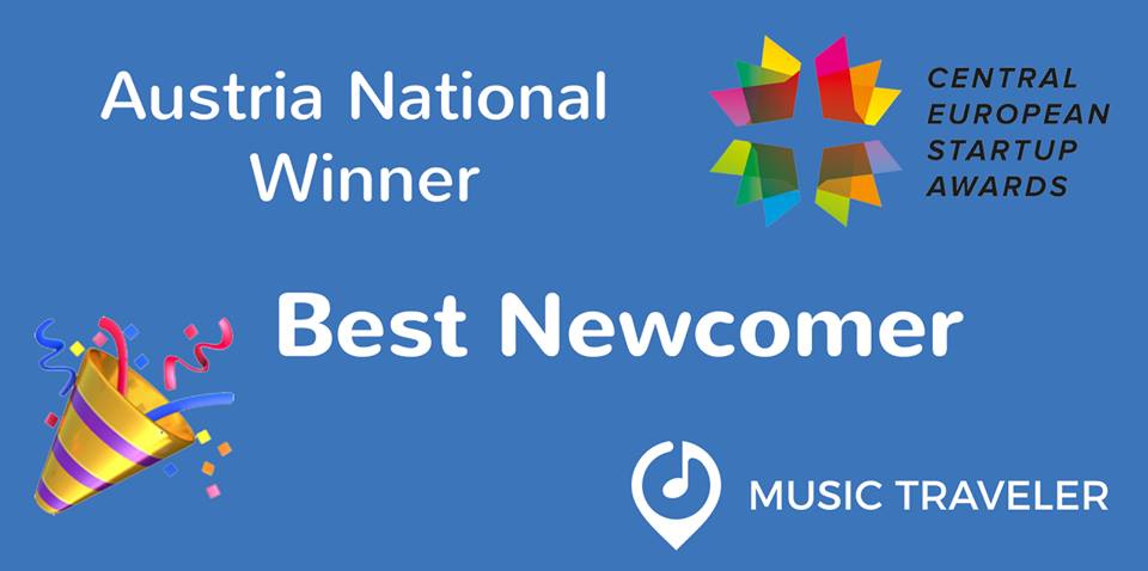 Music Traveler Wins the Best Austrian Newcomer Startup Award