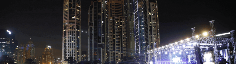 Grand Event with Dubai's Skyscraper