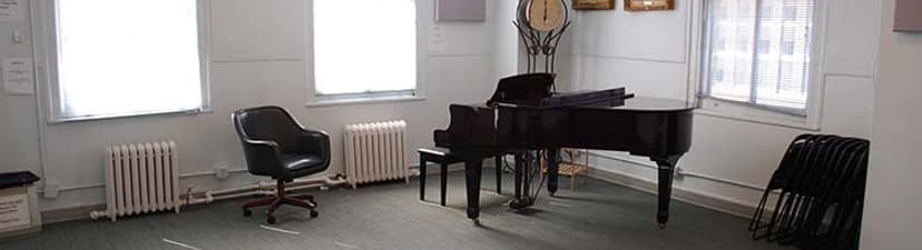 Semi Concert Grand Piano Rehearsal Studio